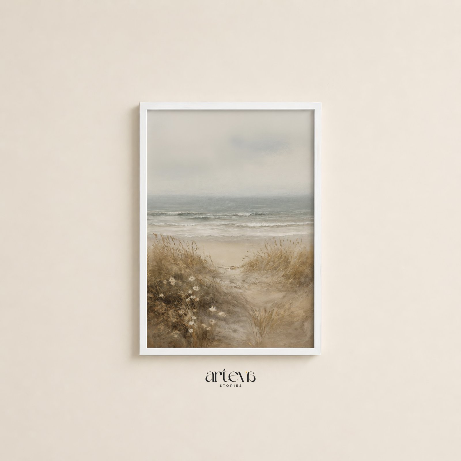 Dune Pathway to Sea - Vintage Coastal - Gambar 3