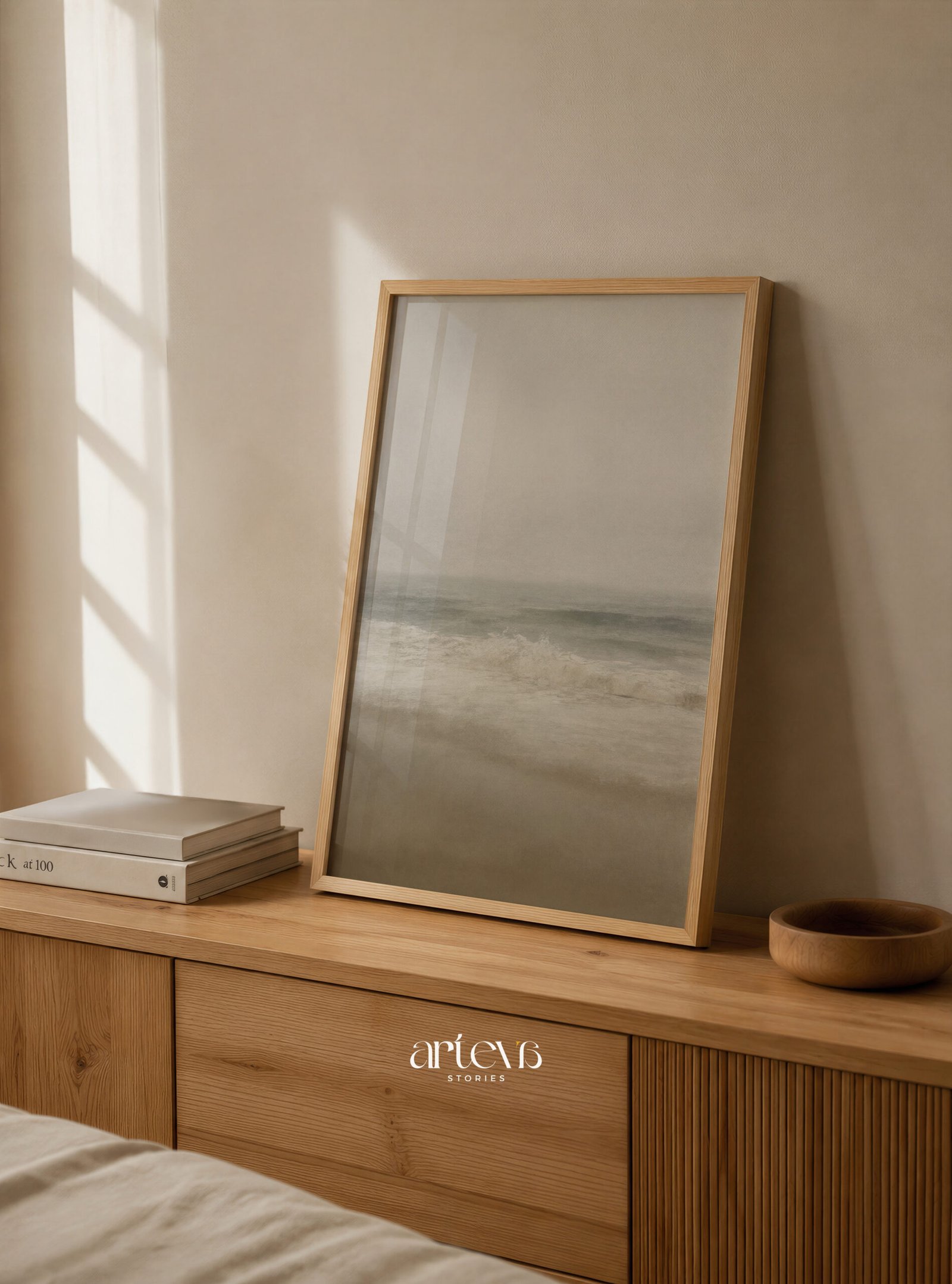 Tide of Stillness - Vintage Seascape - Gambar 6