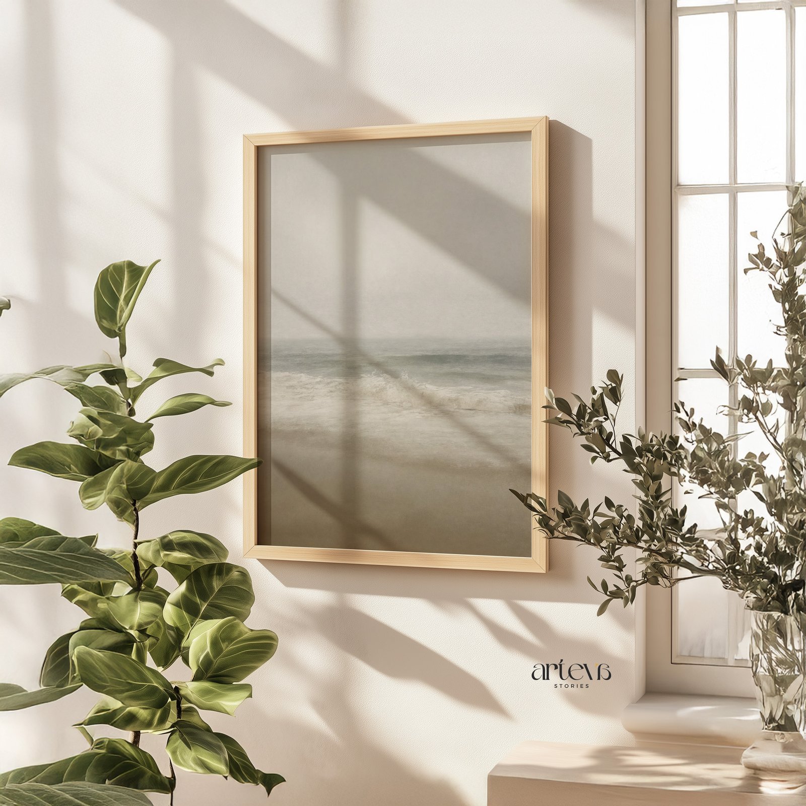 Tide of Stillness - Vintage Seascape - Gambar 12