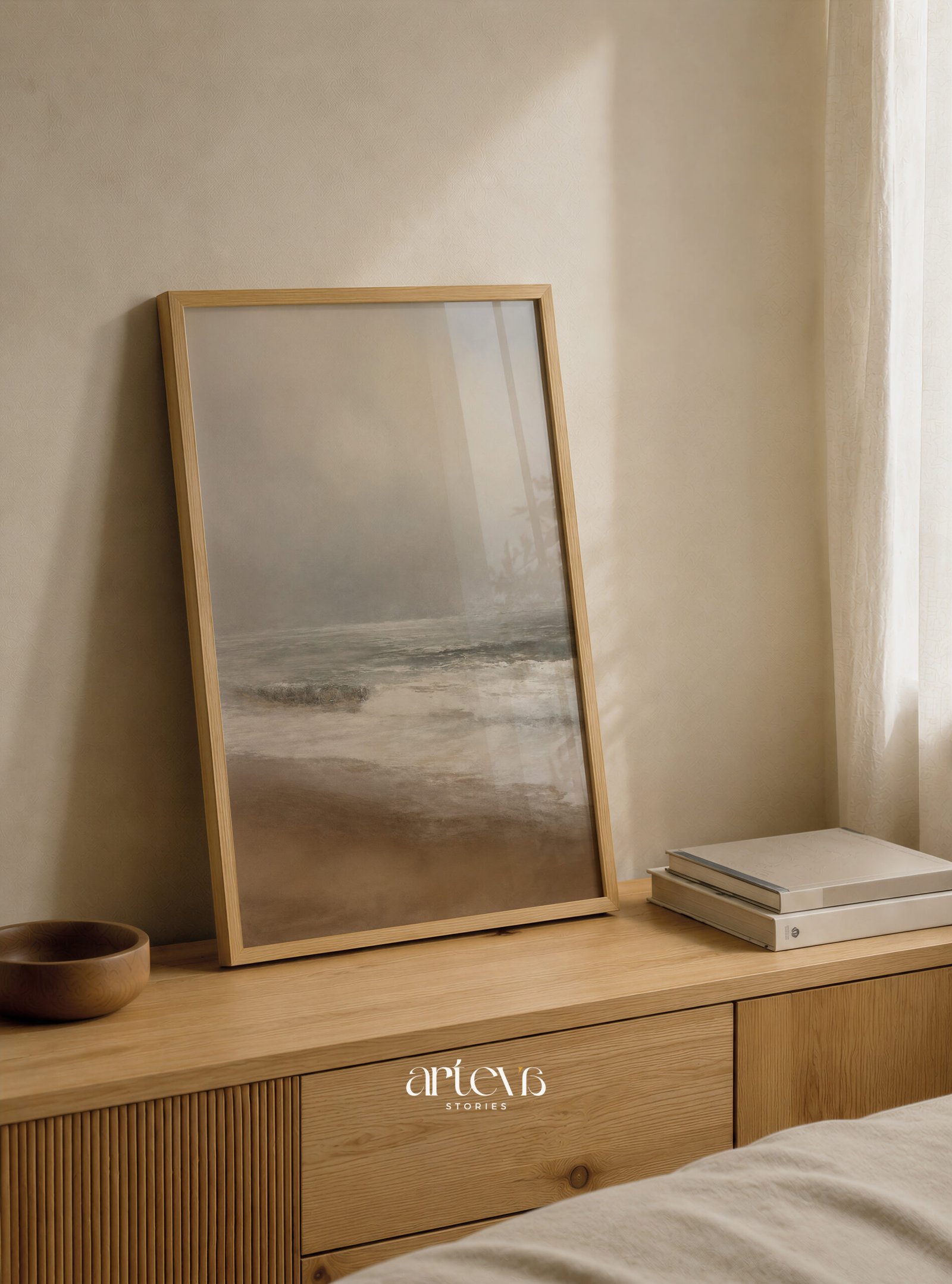 Shoreline Silence - Vintage Coastal - Gambar 7