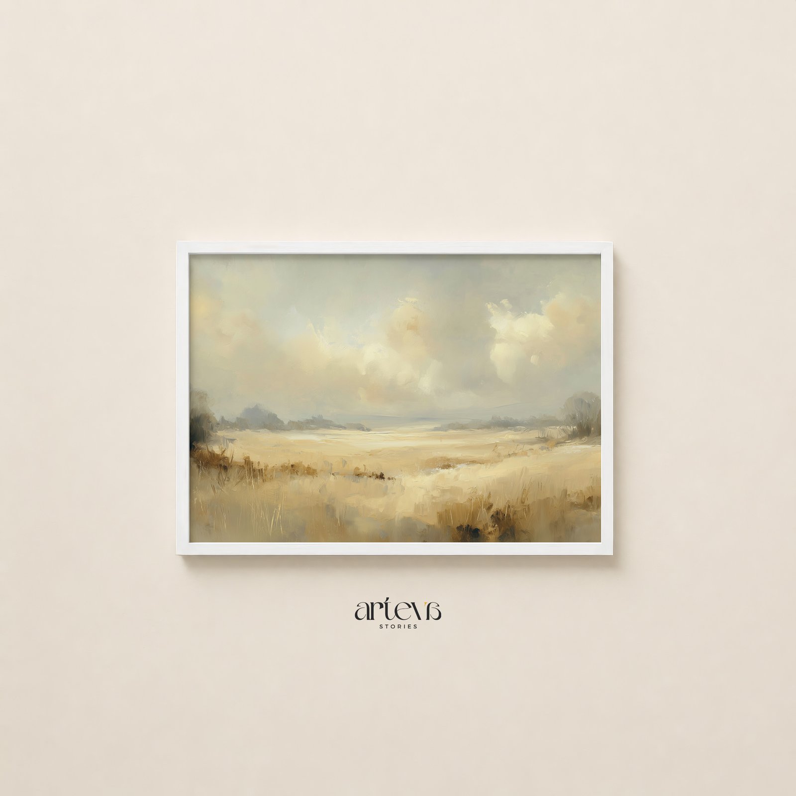 Empty Field with Soft Sky - Earth & Fields Series - Gambar 11
