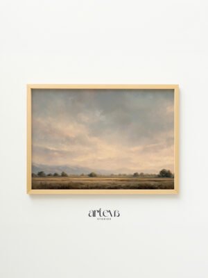 Distant Hills in Morning Ligh - Earth & Fields Series