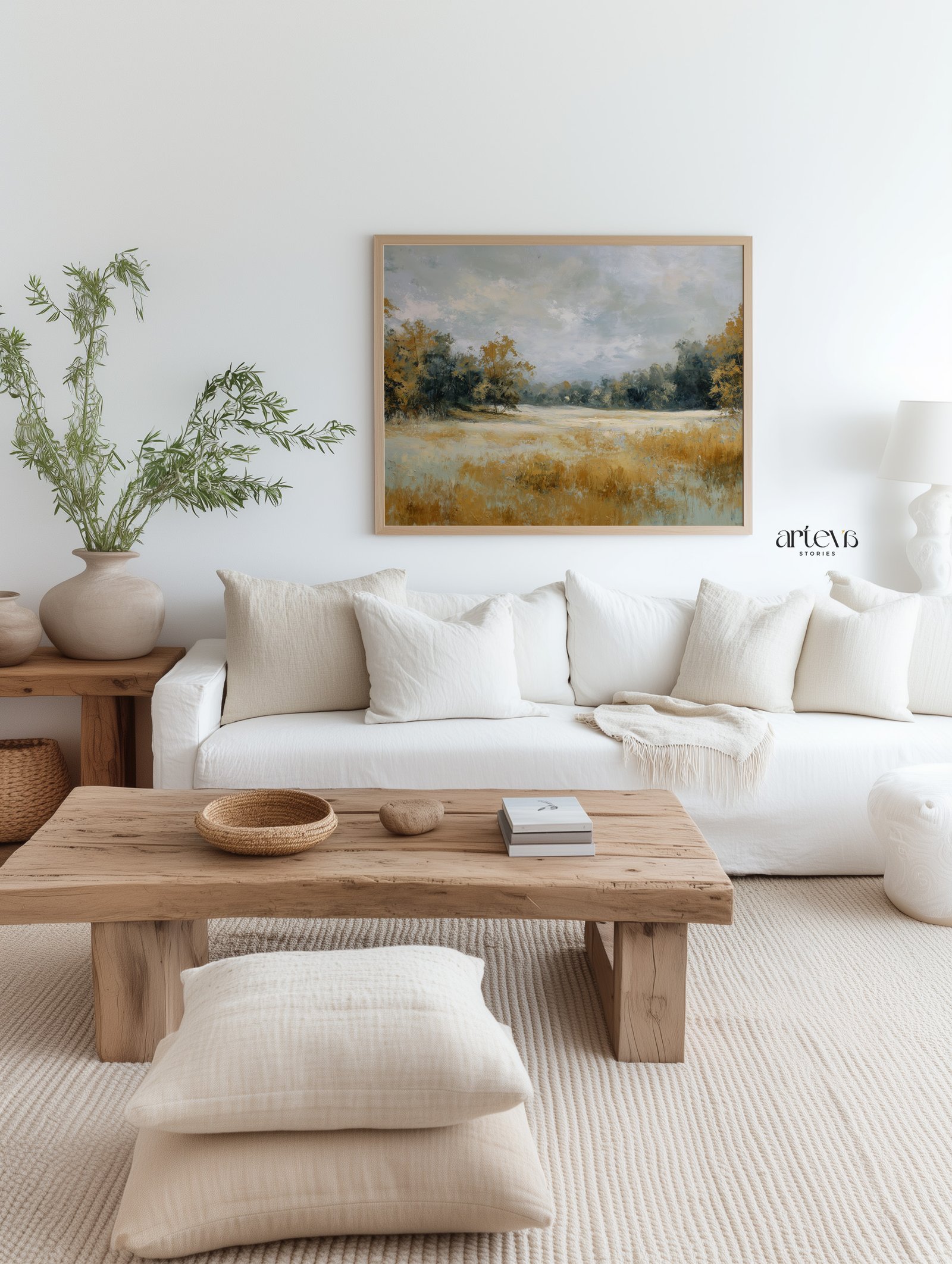 Soft Meadow Symphony - Earth & Fields Series - Gambar 2