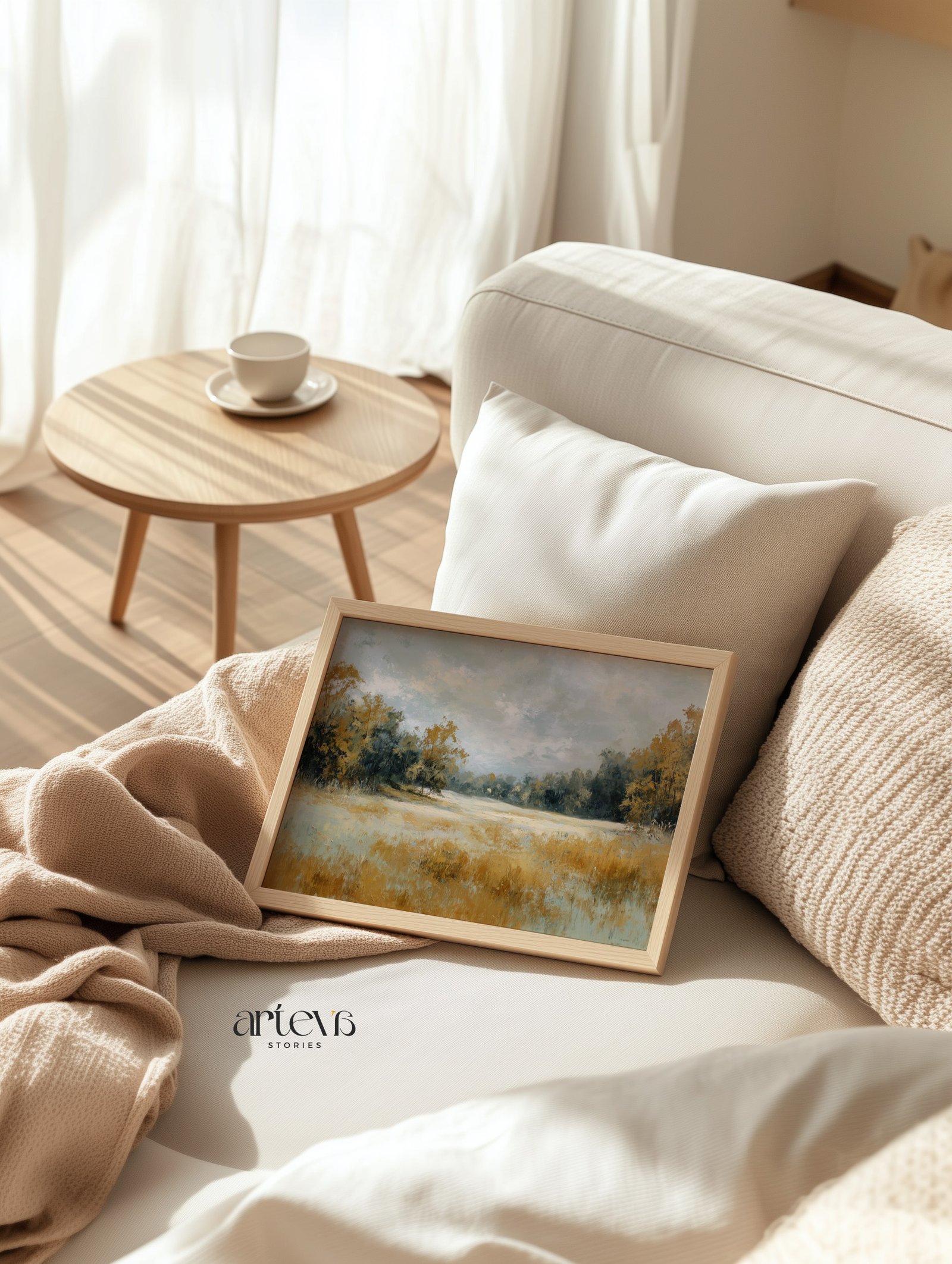 Soft Meadow Symphony - Earth & Fields Series - Gambar 8
