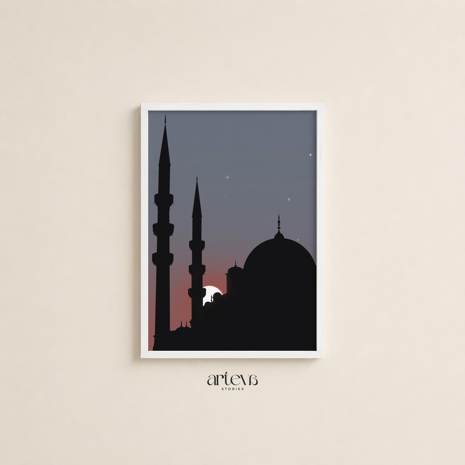 Silhouette of Turkey Mosque - Gambar 4