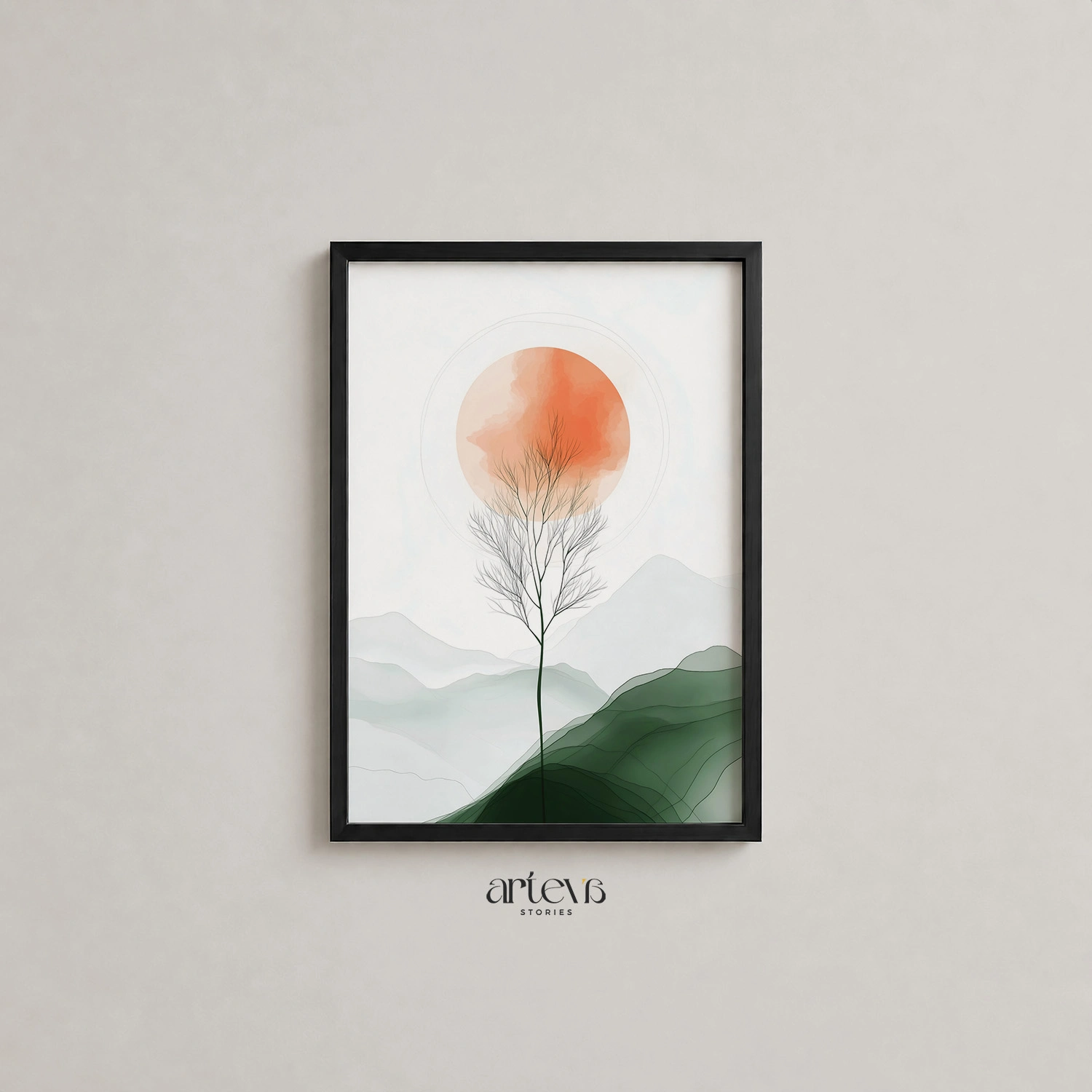 Radiant Sunrise - Abstract Nature Series - Gambar 12