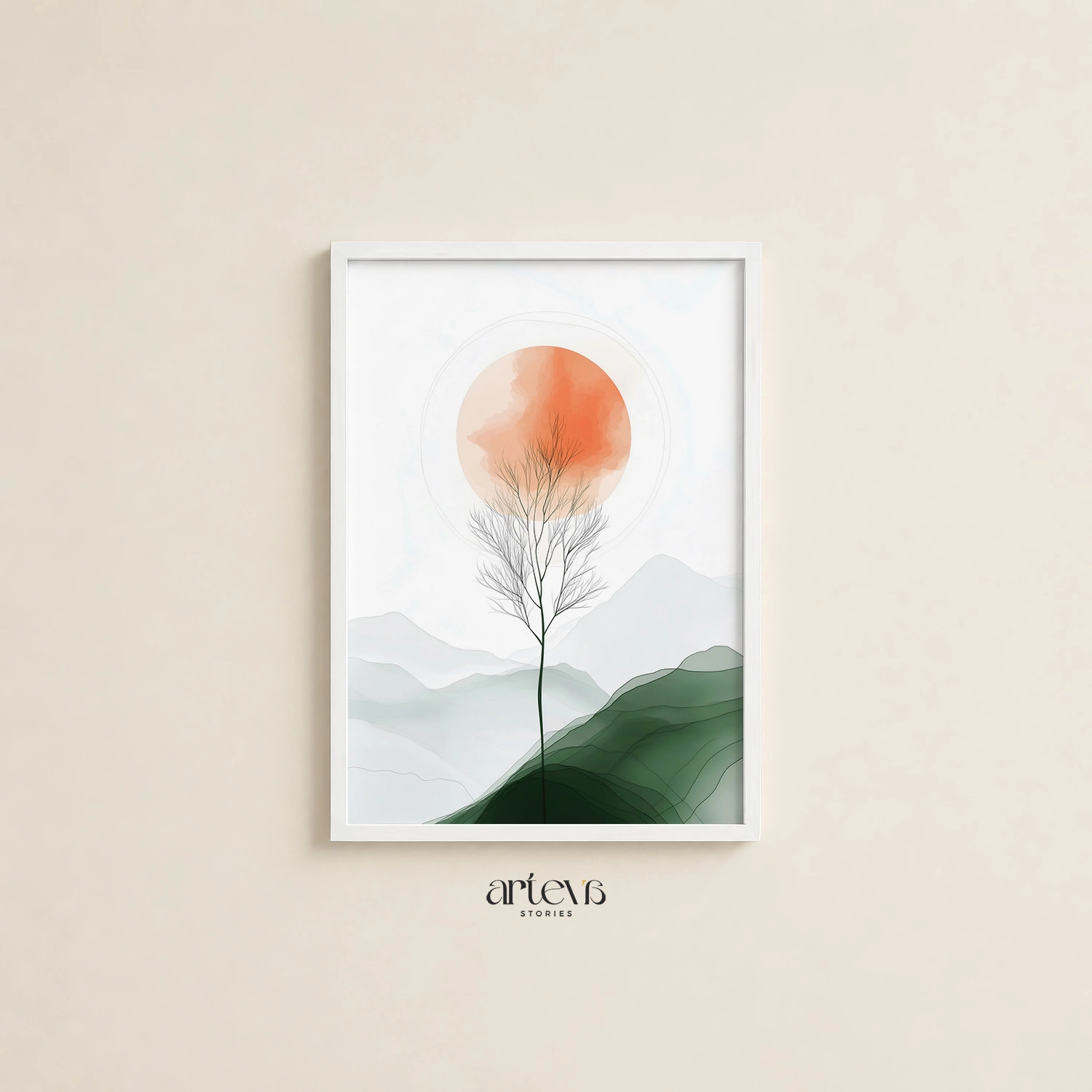 Radiant Sunrise - Abstract Nature Series - Gambar 13