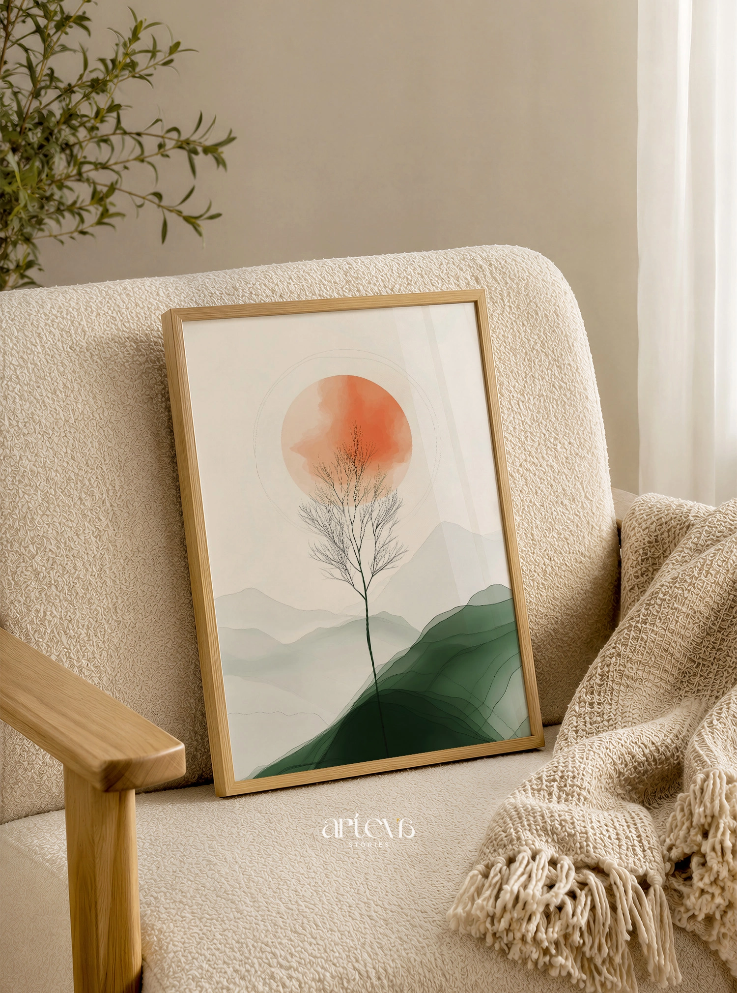 Radiant Sunrise - Abstract Nature Series - Gambar 8