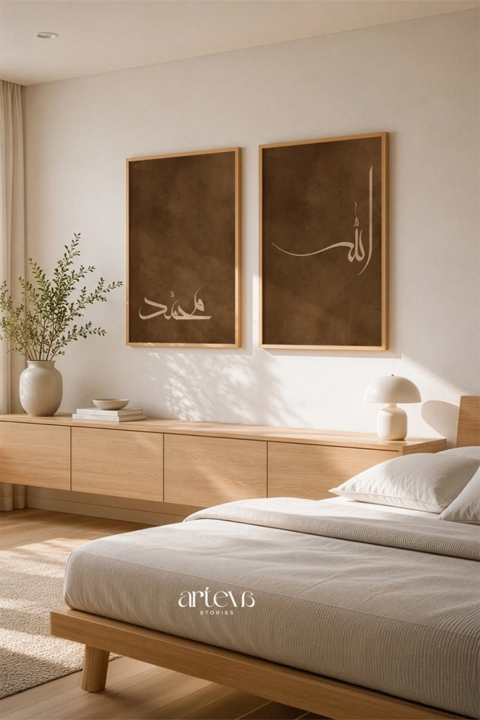 Arteva wall art di kamar tidur